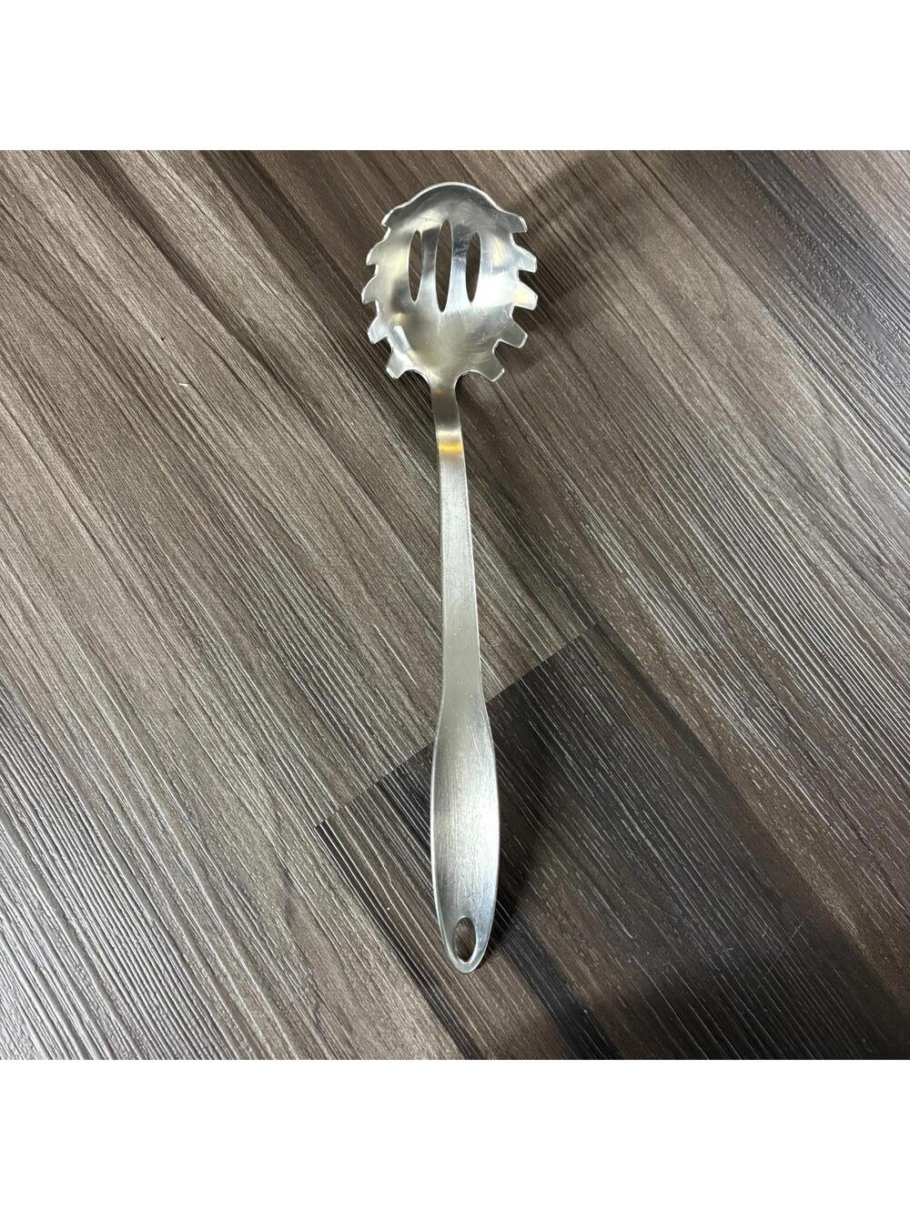 Copco Stainless Steel Slotted Spaghetti Spoon Pasta Serving Cooking Fork 18/8